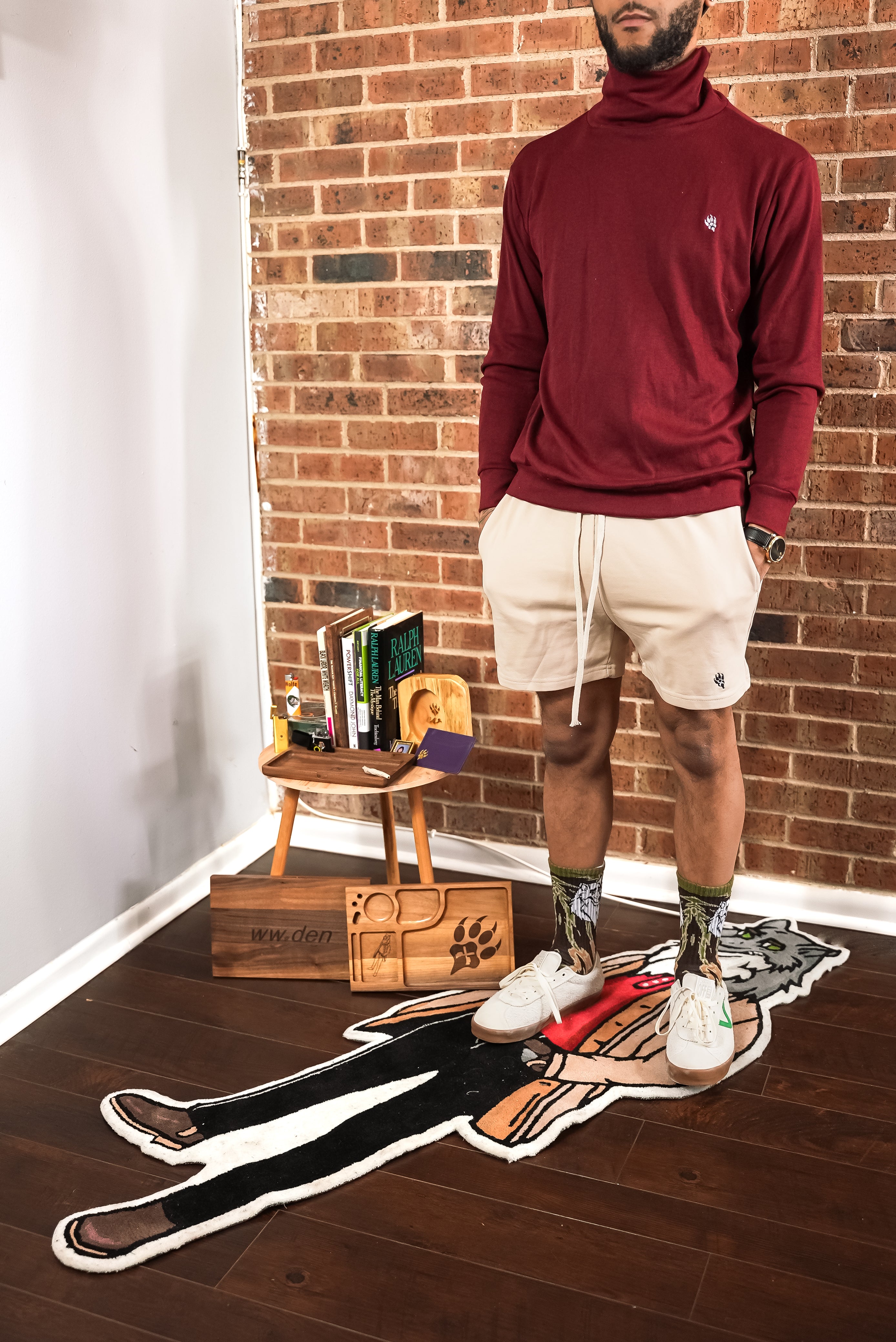 Heritage Crimson Turtleneck