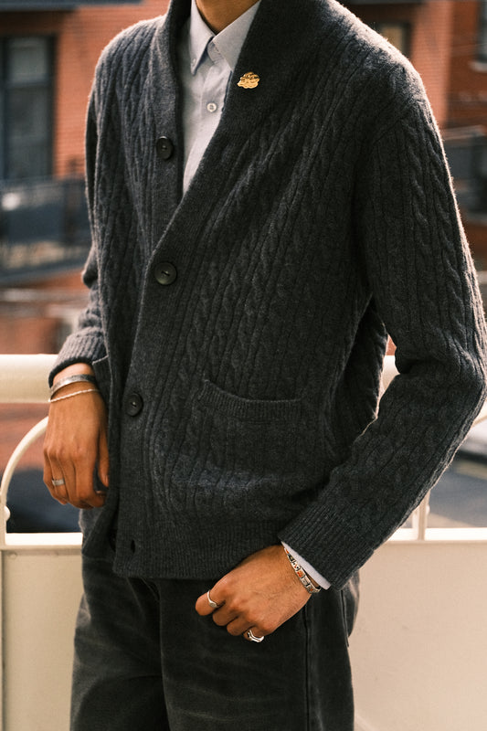 Shepard’s Ash Wool Cardigan