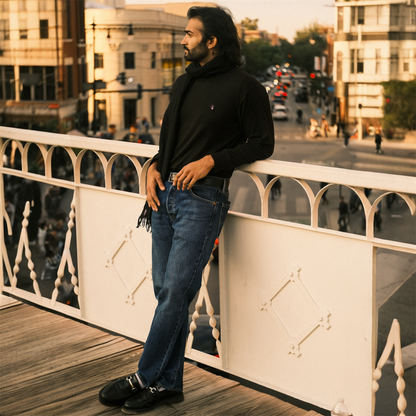 Heritage Noir Turtleneck